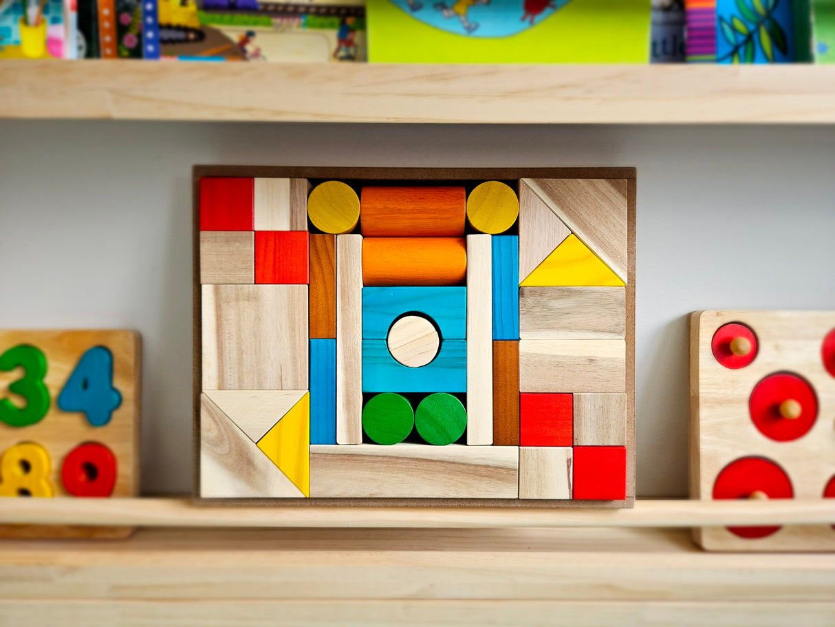 Natural Colour Wooden Blocks