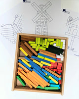 Cuisenaire Learning Rods