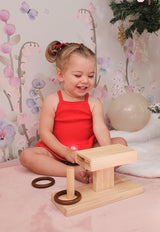 Wooden Montessori Rings Activity