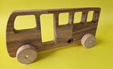 Wooden Toy Bus