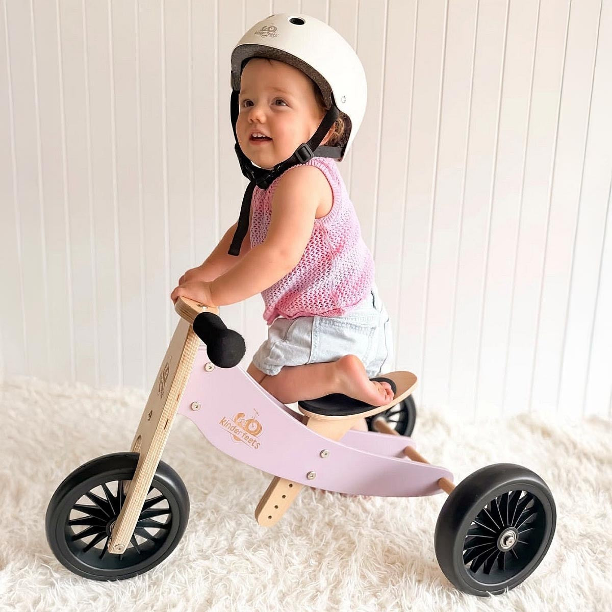 Kinderfeets Tiny Tot Plus Convertible Trike - Lavender