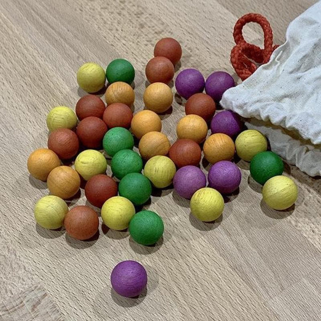 Wooden Balls Set of 50