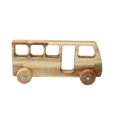 Wooden Toy Bus