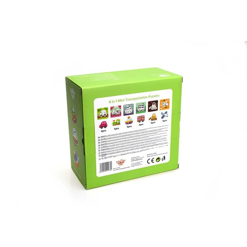 6 in 1 Mini Transportation Puzzle