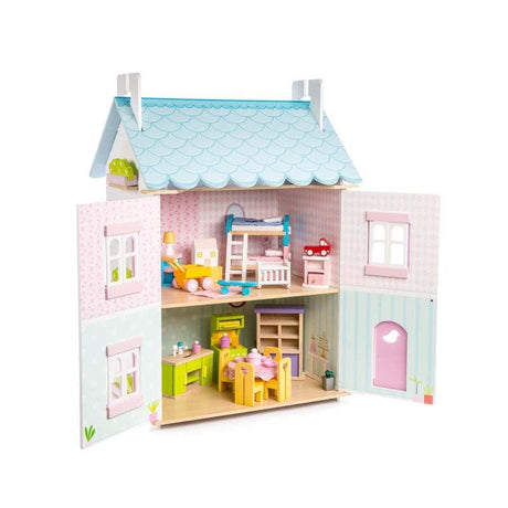 Daisylane Blue Bird Cottage with Furniture-Imaginative Play-My Happy Helpers
