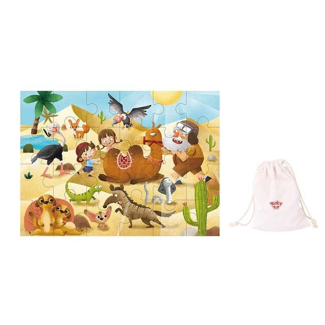 Desert Exploration Jigsaw Puzzle - 24pcs-Educational Play-My Happy Helpers