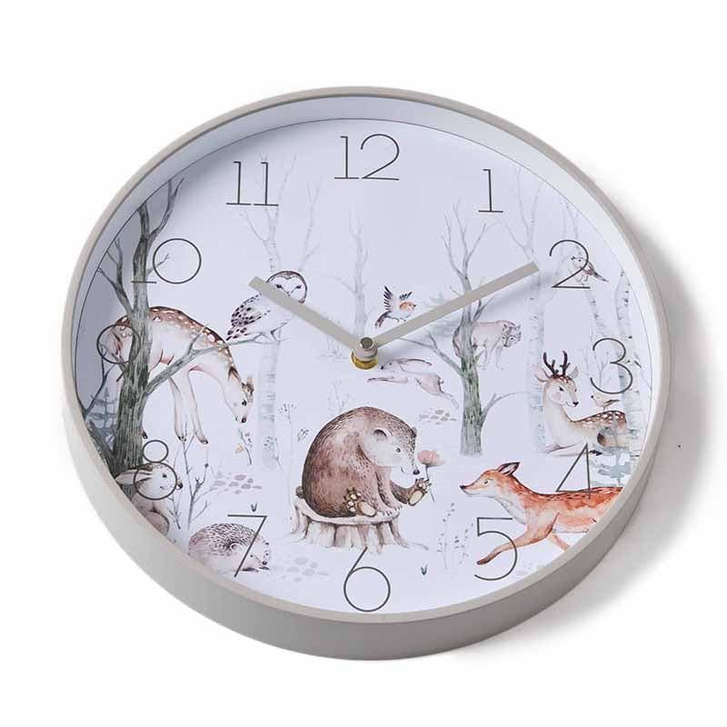 Forest Party Wall Clock-Furniture & Décor-My Happy Helpers