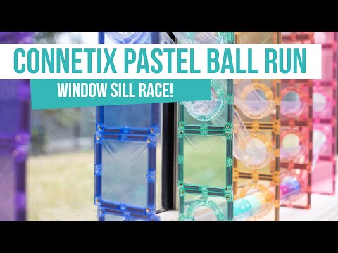 Connetix Pastel Ball Run Pack 106pc