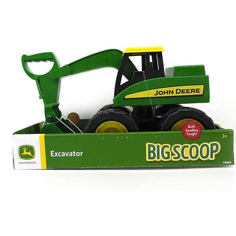John Deere Big Scoop Excavator 38cm - Green-Toy Vehicles-My Happy Helpers
