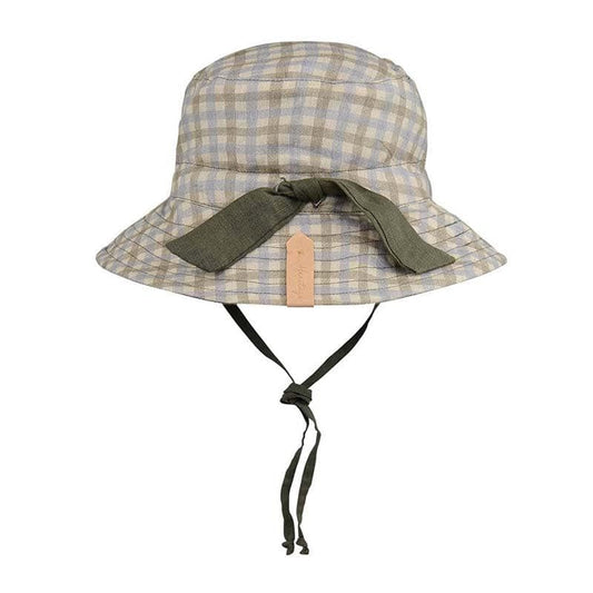 Kids Reversible Sun Hat - Noah / Olive