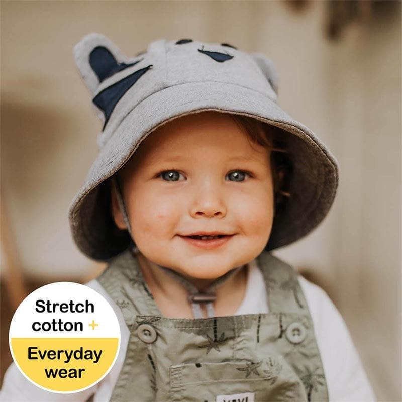Lil' Tiger Toddler Bucket Hat - Grey Marle