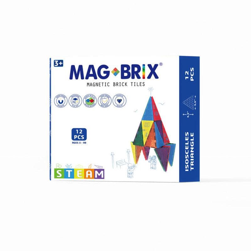 Magbrix 12pcs Isosceles Triangle Pack-Construction Play-My Happy Helpers