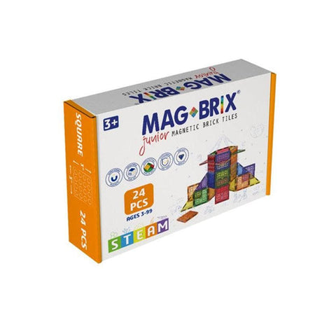 Magbrix Junior 24pcs Square Pack-Construction Play-My Happy Helpers