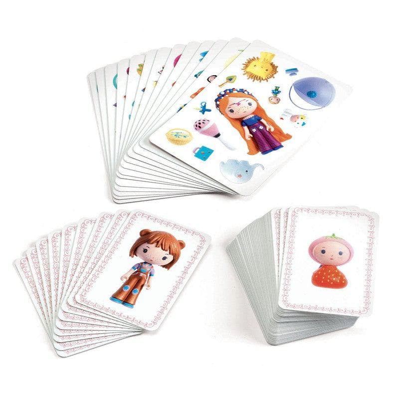 Close-up detail of the Mini Méli-Mélo Tinyly Observation Card Game