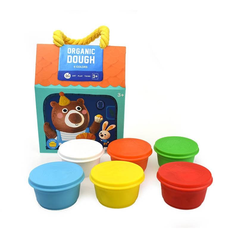 Organic Dough - 6 Colors Craft Kit-Creative Play & Crafts-My Happy Helpers