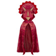 Red Triceratops Hooded Cape