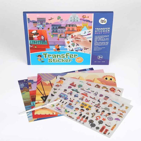 Transfer Sticker Scenes Set - Busy City-Creative Play & Crafts-My Happy Helpers
