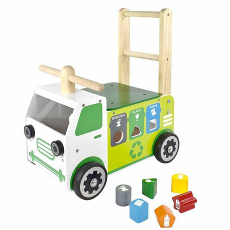 Walk and Ride Recycling Truck Sorter-Babies and Toddlers-My Happy Helpers